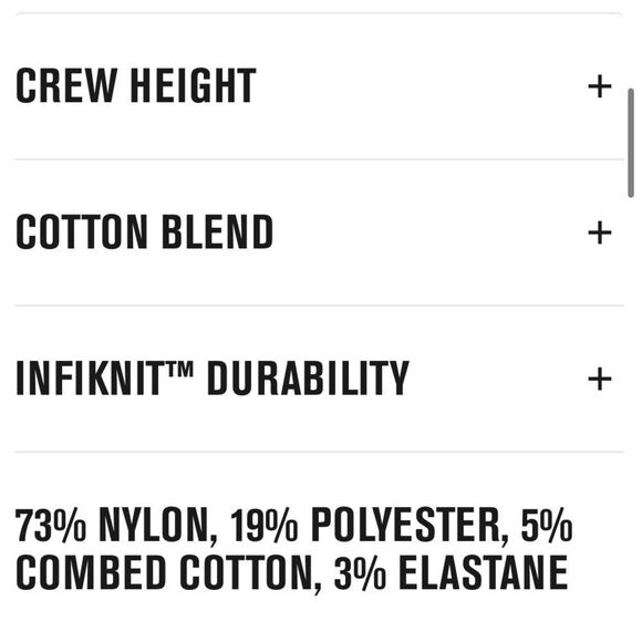 STANCE UNISEX SOCKS WITH INFIKNIT CREW HEIGHT CASUAL MID CUSHION CLOAKED CREW - Picture 7 of 9